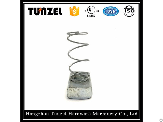 China Suppliers Zinc Plated Steel Short Channel Spring Nut M6 M8 M10 M12