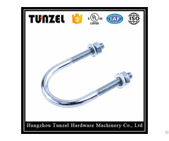 Steel Pipe Clamp U Bolt With Screw Fastener