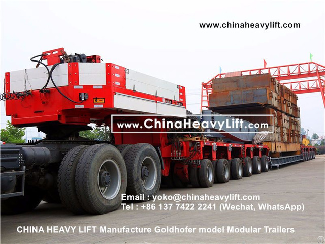 Modular Trailers Compatible With Original Goldhofer Thp Sl Nicolas Mded Scheuerle