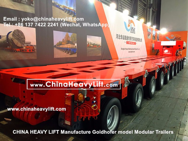 Hydraulic Platform Trailers Multi Axle Goldhofer Modules