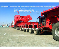 Chinaheavylift Manufacture Modular Trailers And 500 Ton Girder Bridge Compatible Goldhofer Thp Sl