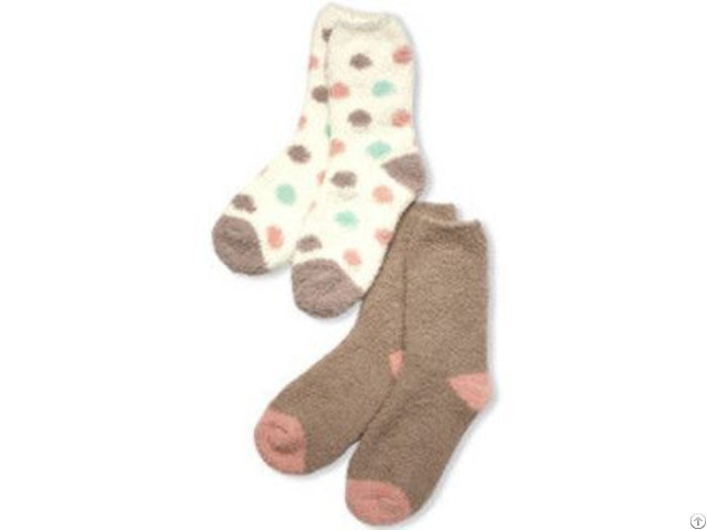 Ladies Fluffy Socks As 0172a 0172b