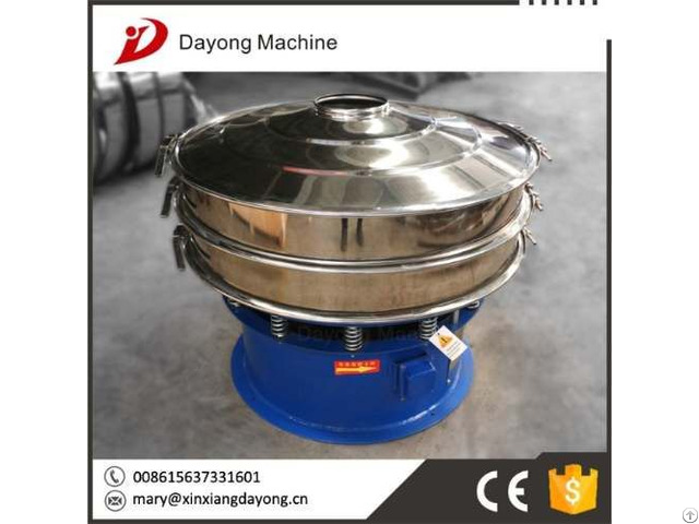 Sus 304 Material Food Grade Rotary Vibration Screen