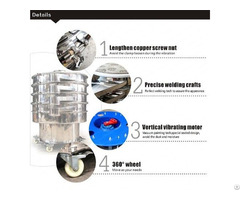 Stainless Steel Rotary Vibrating Sieve In Starch Industry