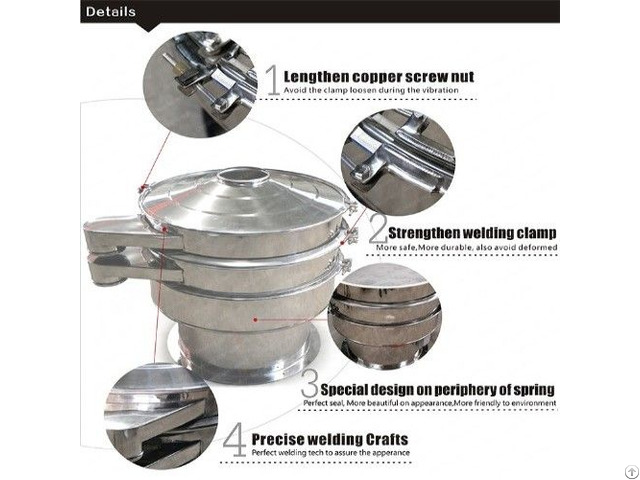 High Efficiency Sodium Carbonate Circular Vibro Sieve