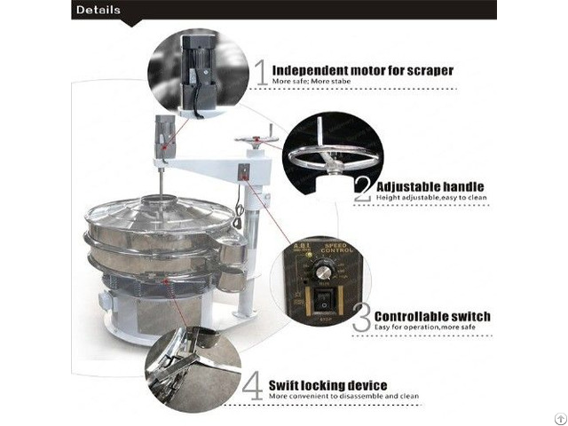 Small Size Mineral Powder Rotary Vibrating Screen