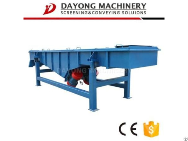 Carbon Steel Linear Vibrating Screen For River Sand