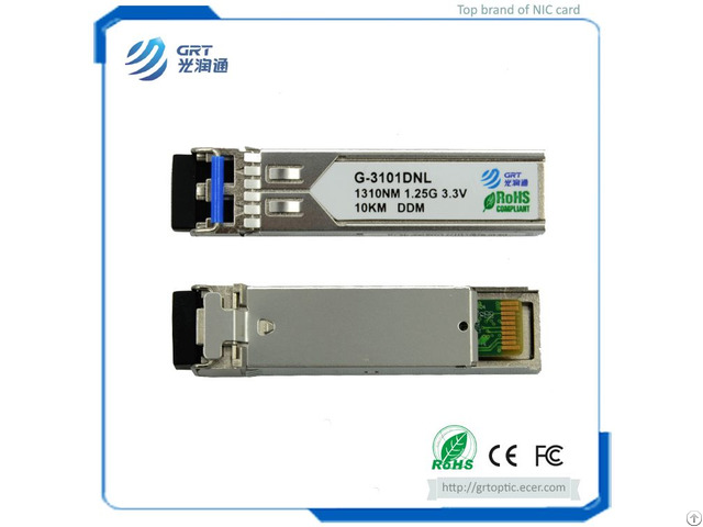 G 3101dnl Sfp 1 25g 10km Optical Transceiver Module Based On Smf Single Mode