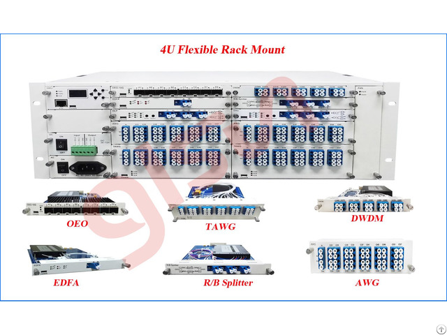 Glsun 19 Inch 4u Chassis Integrated Equipment For Optical Transmission System