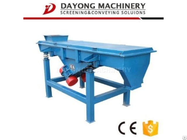 Linear Vibrating Screen Used For Silica Sand In Chemical Industry