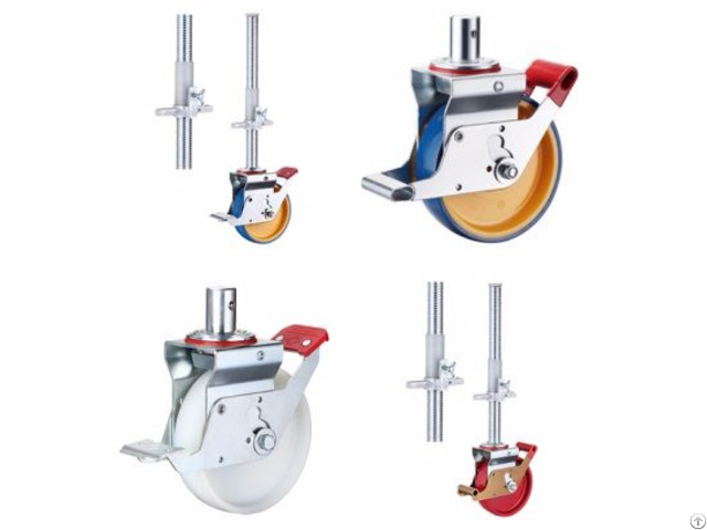 Scaffolding Casters Wheels Adjustable Jack