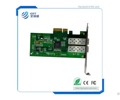 F902e Gigabit 2 Port Fiber Optic Pcie Network Adapter Card With Intel I350 Controller