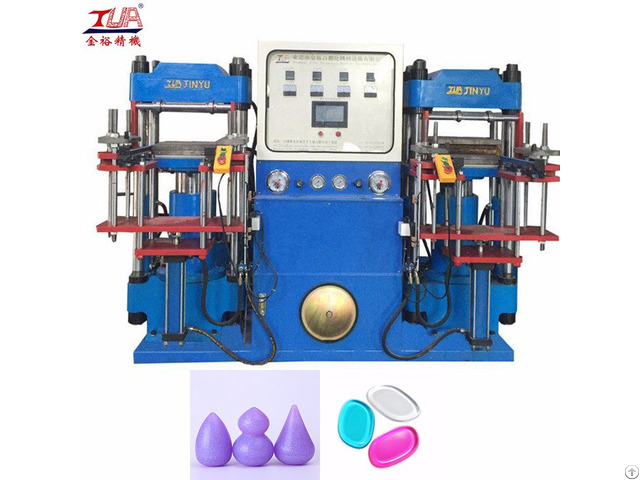 Silicone Powder Puff Hydraulic Machine