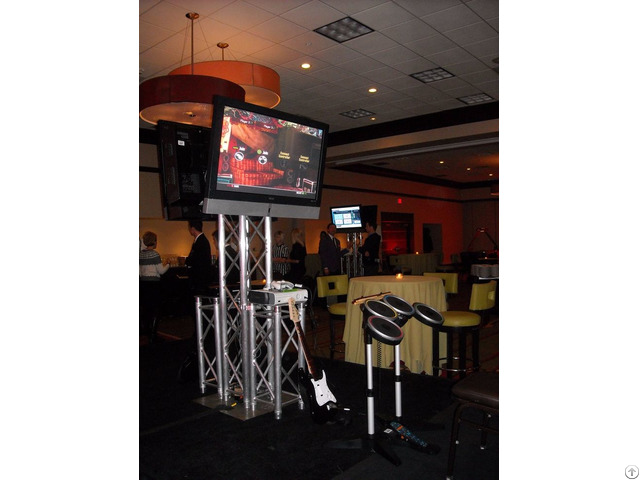 Outdoor Tv Truss Stand For Performance Display