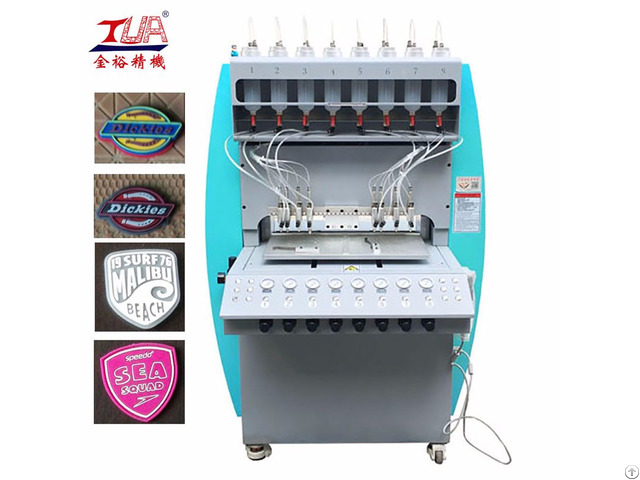 Soft Pvc Patches Dripping Making Machine For Clothes