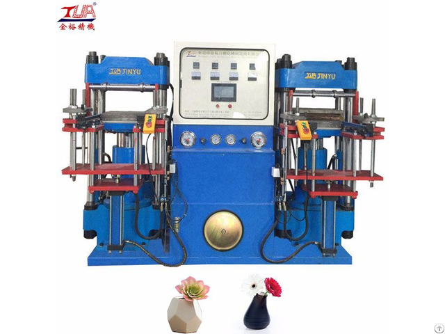 Double Head Silicone Vase Hydraulic Machine