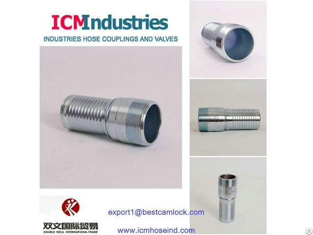 Galvanized Carbon Steel King Combination Nipple