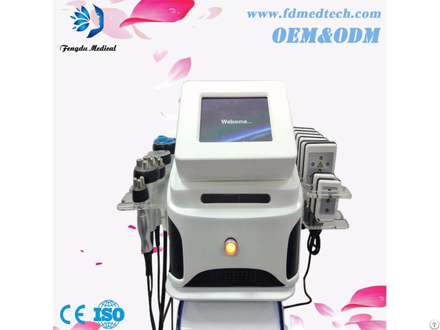 Portable 4in1 Multifunction Vacuum Lipolaser Cavitation Rf Body Slimming Machine