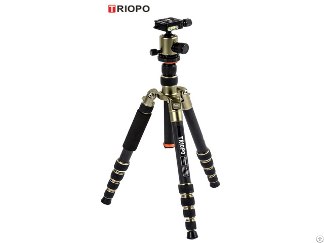 Triopo Top Sell Dslr Professional Carbon Fiber Tripod