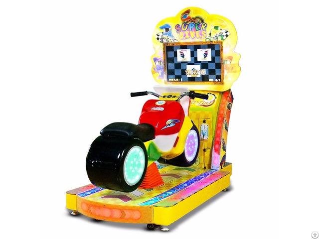 3d Motor Kiddie Rides Fiberglass Lcd Screen Video Game Amusement