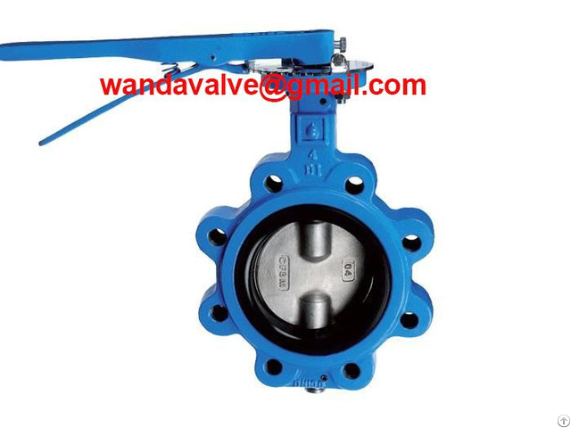 Din Cast Iron Lug Butterfly Valve