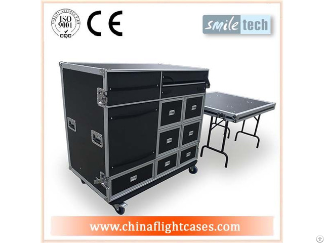 Combo Drawer Flight Cases With Table