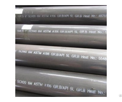 Bevelled Seamless Pipe Carbon Steel 8 Inch 6 Meters