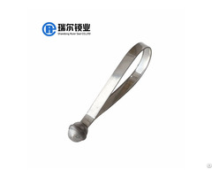 Tamper Proof Disposable Flat Metal Truck Seal