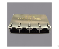 Rj45 Magnetic Jack Connector 0826 1x4t Gh F Ykku 13146nl 4 Port