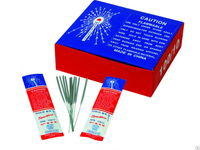 7 Inch Golden Sparklers