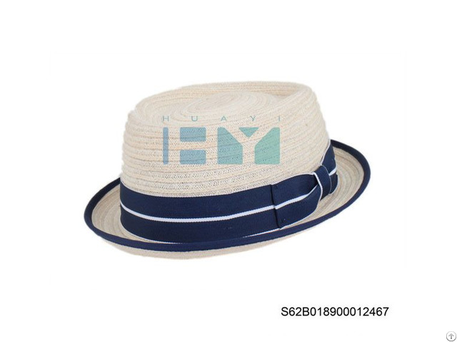 Straw Pork Pie Hats