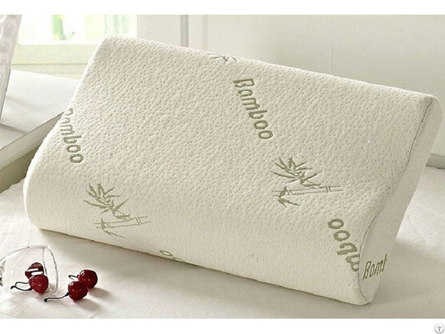 Contour Memory Foam Pillow With Bamboo Cover