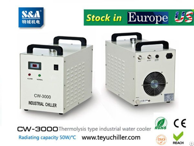 S And A Water Cooled Chiller Cw 3000 Ac220v 50hz For Co2 Laser Or Cnc Spindle