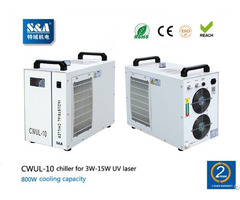 S And A Air Cooled Water Chiller Cwul 10 For 3w 15w Uv Laser