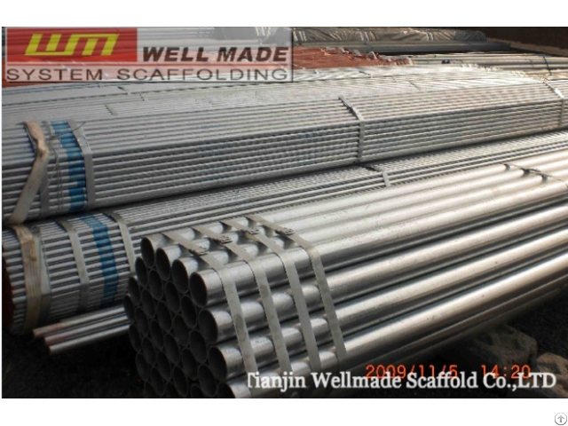 Aluminium Killed Galvanized Scaffold Tube Pipe