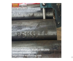 Construction Frame Bs En39 Galvanized Scaffolding Pipe