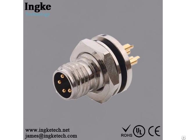 Waterproof Ip67 M8 Circular Connector 855 004 103r004