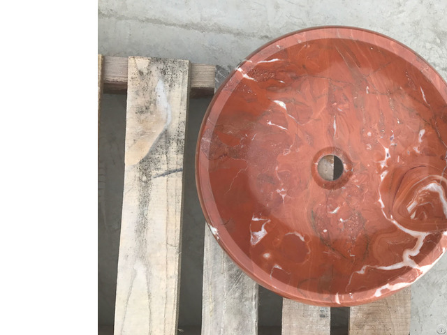 China Red Granite Bathroom Sinks