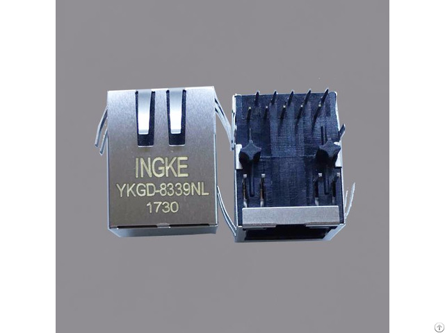 Ykgd 8339nl 1840475 1x1 Through Hole Magnetic Rj45 Connectors