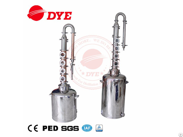 Mini Size Stainless Steel Home Used Pot Still Distiller Alcoholl Distillation Equipment