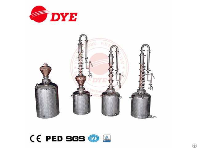 Mini Size Stainless Steel Home Used Pot Still Distiller Beer Distillation Equipment