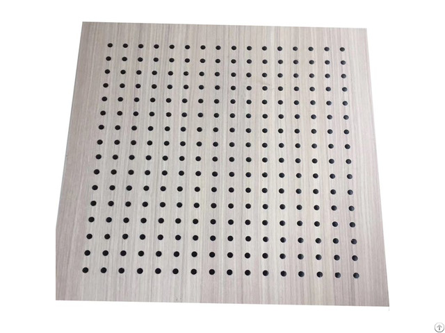 Fire Resistant Perforated Fiber Wooden Plastic Composite Wall Boards