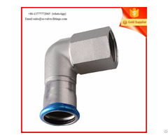 Mapress Stainless Steel 316l Elbow Adapter 90 Degree With Female Thread