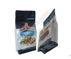 Square Bottom Plastic 8 Side Seal Bag