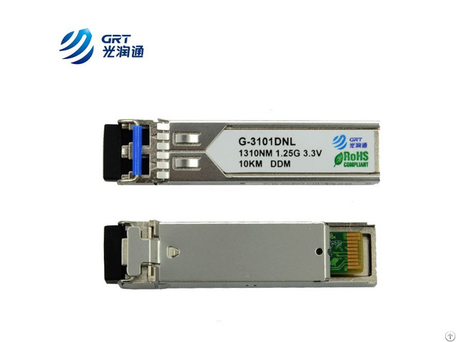 Glc Lh Smd Gigabit 1 25g Single Mode 1310nm 10km Ddm Sfp Optical Module