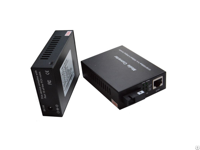 Grt 10 100 1000base T Single Fiber 1310 1550nm Sc 40km Optical Media Converter