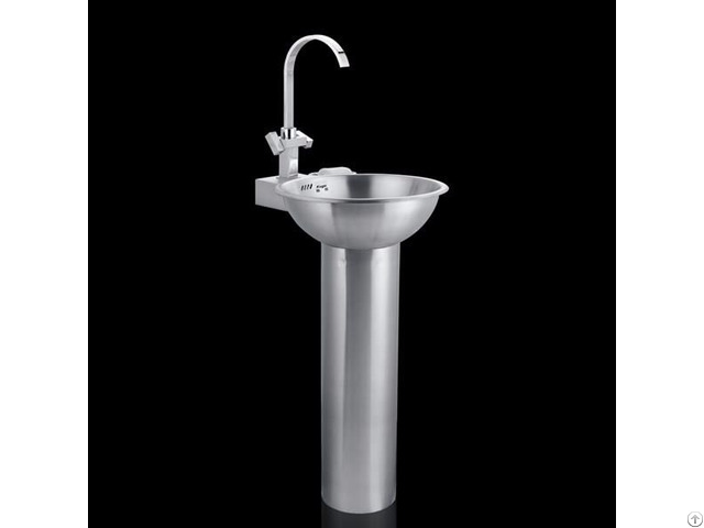 Stainless Steel Columnar Wash Basin