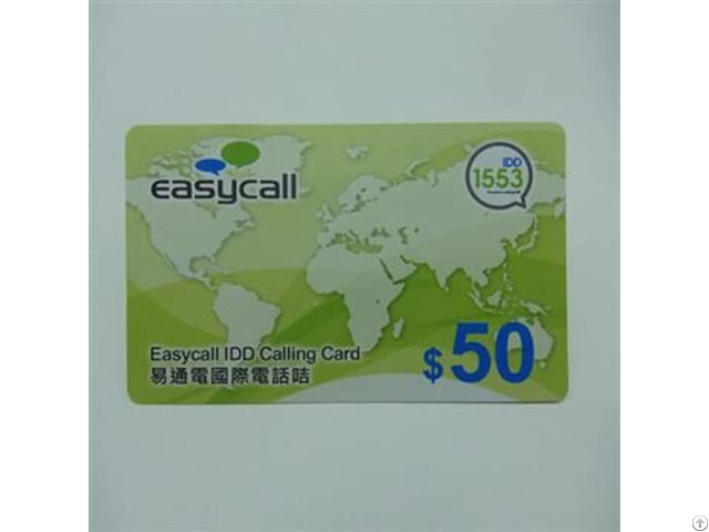 Easycall Idd Scratch Calling Card