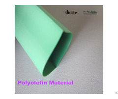 Green Pe Heat Shrink Sleeve 30mm Diameter With 2 1 Shrinkage Ratio