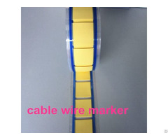Colorful Military Grade Heat Shrink Identification Cable Marker Printed Tag